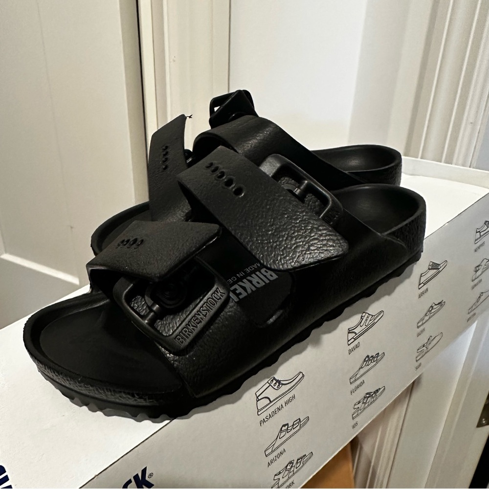 Birkenstock Arizona Eva Kids Sandals Black - Picture 2 of 5